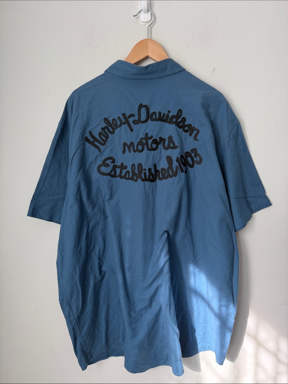 Harley-Davidson Embroidered Mechanic Shirt 3XL ^